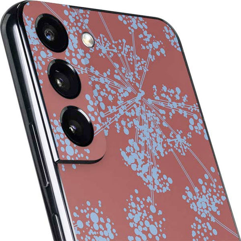 Airy Blue Floral Galaxy S22 Plus Skin